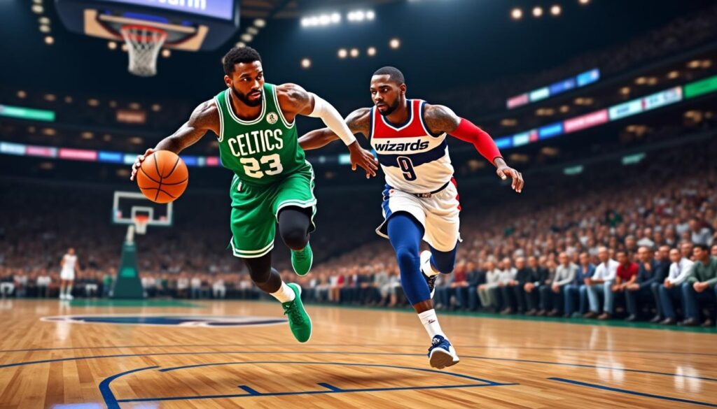 suivez le duel boston vs washington avec les résultats en direct, les statistiques détaillées et les pronostics pour les prochains matchs nba.